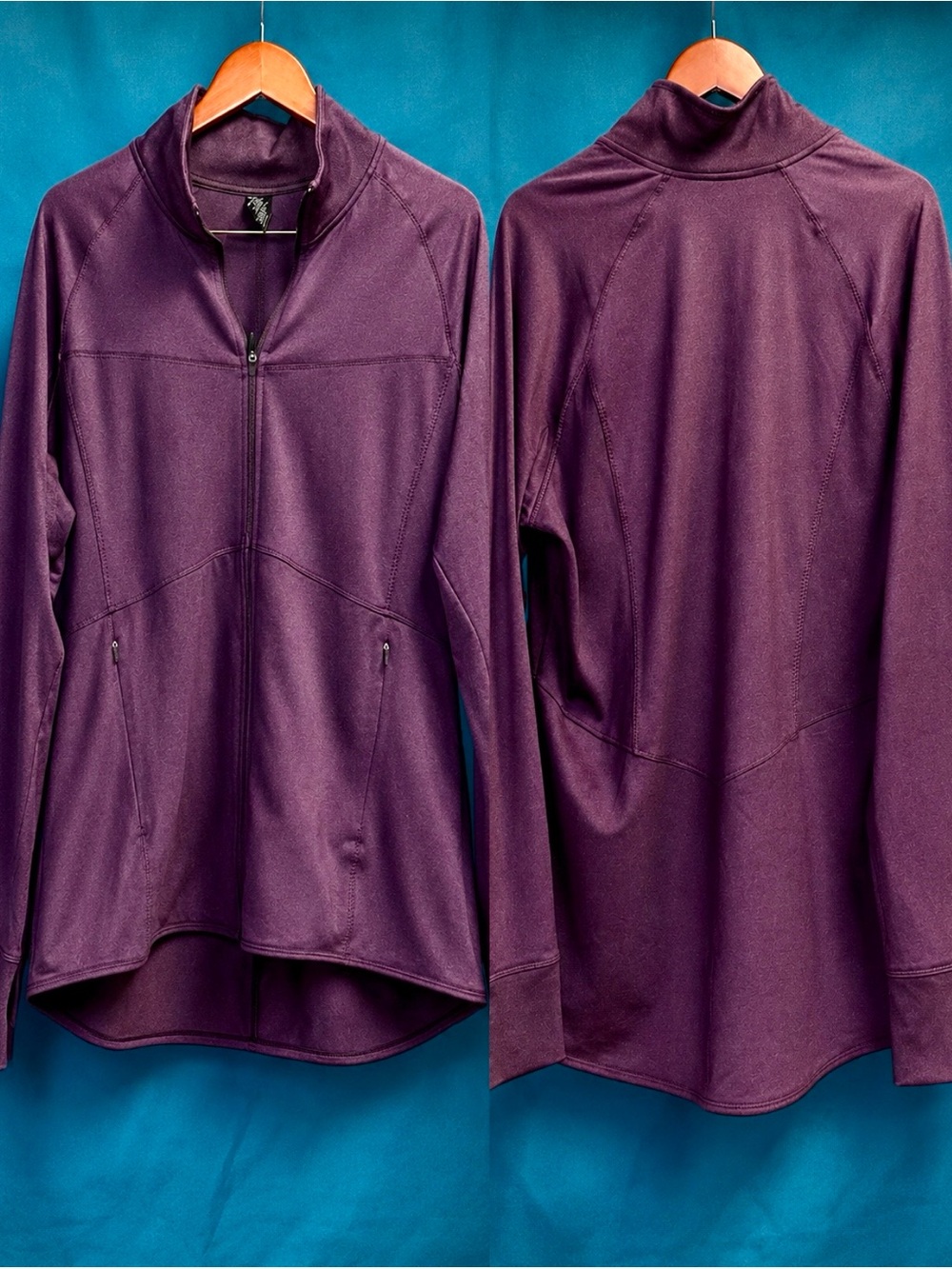 Champion Women's Full-Zip Utility Jacket in Plum